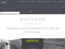 Tablet Screenshot of latbc.com